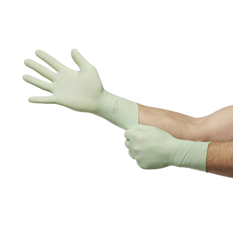 Gammex® Non-Latex PI Green Polyisoprene Surgical Glove, Size 7.5, Light Green, 1 Case of 200 () - Img 4