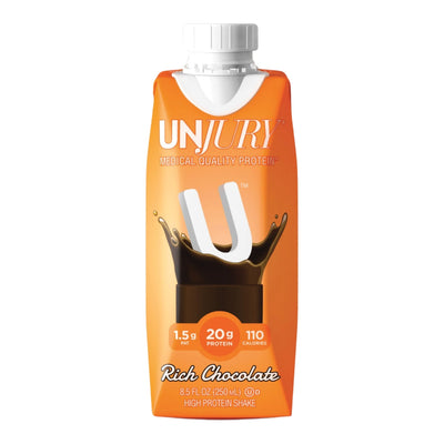 Unjury® Chocolate Oral Protein Supplement, 8.5 oz. Carton, 1 Case of 12 (Nutritionals) - Img 1