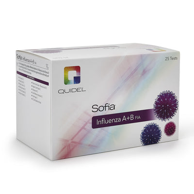 Sofia® Influenza A+B FIA Fluorescence Immunoassay (FIA) Rapid Test Kit, 1 Case of 12 (Test Kits) - Img 2