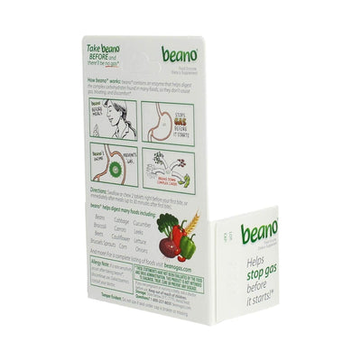 Beano® Alpha-Galactosidase Enzyme Gas Relief, 1 Bottle (Over the Counter) - Img 2