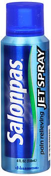 Salonpas® Menthol / Methyl Salicylate Topical Pain Relief, 4 oz. Spray Can, 1 Each (Over the Counter) - Img 1