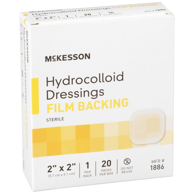 McKesson Hydrocolloid Dressing, 2 x 2 Inch, 1 Box of 20 (Advanced Wound Care) - Img 9