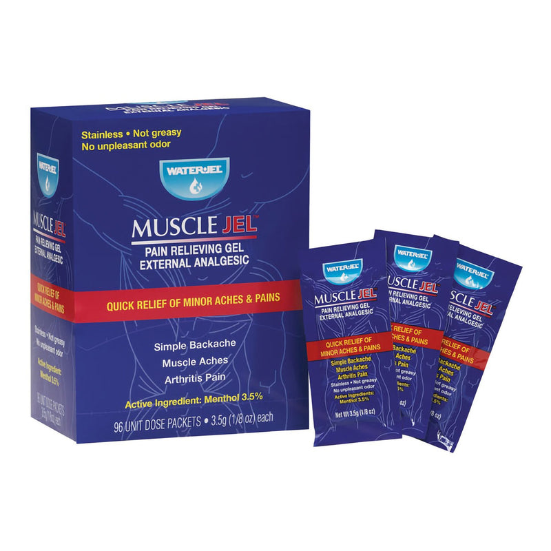 Muscle Jel® Menthol Topical Pain Relief, 1 Box of 96 (Over the Counter) - Img 1