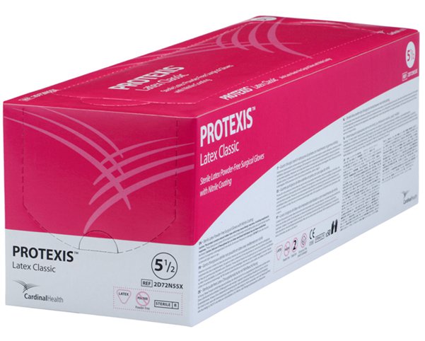 Protexis™ Latex Classic Surgical Glove, Size 8, Cream, 1 Box of 50 () - Img 1