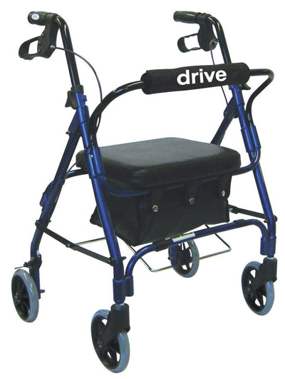 drive™ Deluxe 4 Wheel Rollator, 28 – 33 Inch Handle Height, 1 Each (Mobility) - Img 1