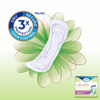Tena® Intimates™ Maximum Bladder Control Pad, 6 x 14 Inch, 1 Case of 84 () - Img 5