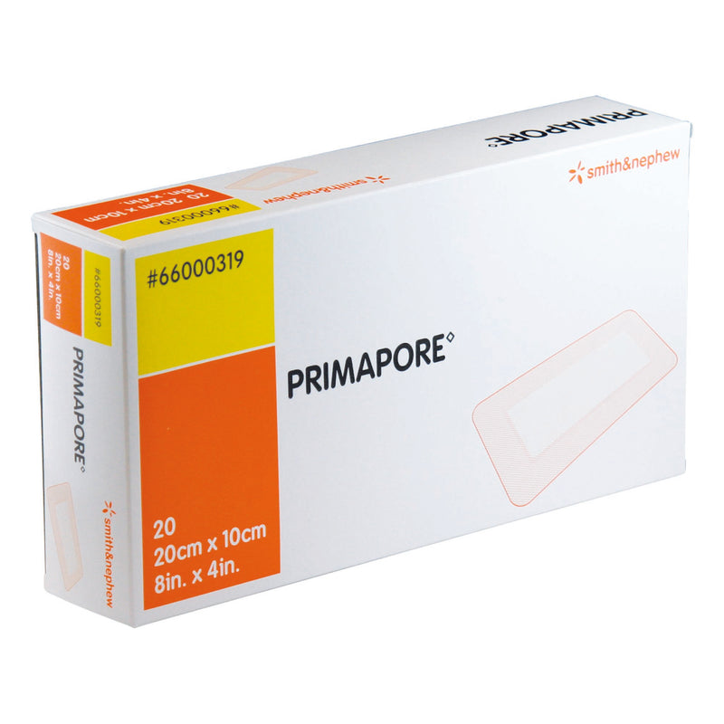 Primapore Adhesive Dressing, 10 x 20 Centimeter, 1 Box of 20 () - Img 2