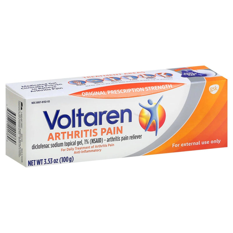 Voltaren Diclofenac Sodium Topical Pain Relief, 100-gram Tube, 1 Each (Over the Counter) - Img 2