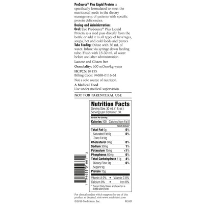 ProSource® Plus Berry Punch Protein Supplement, 32-ounce Bottle, 1 Case of 4 (Nutritionals) - Img 2