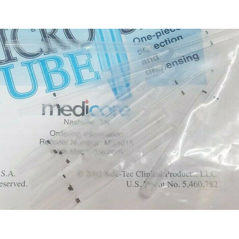 Microsafe™ Capillary Blood Collection Tube, 15 µL, 1 Case of 1250 (Laboratory Glassware and Plasticware) - Img 2