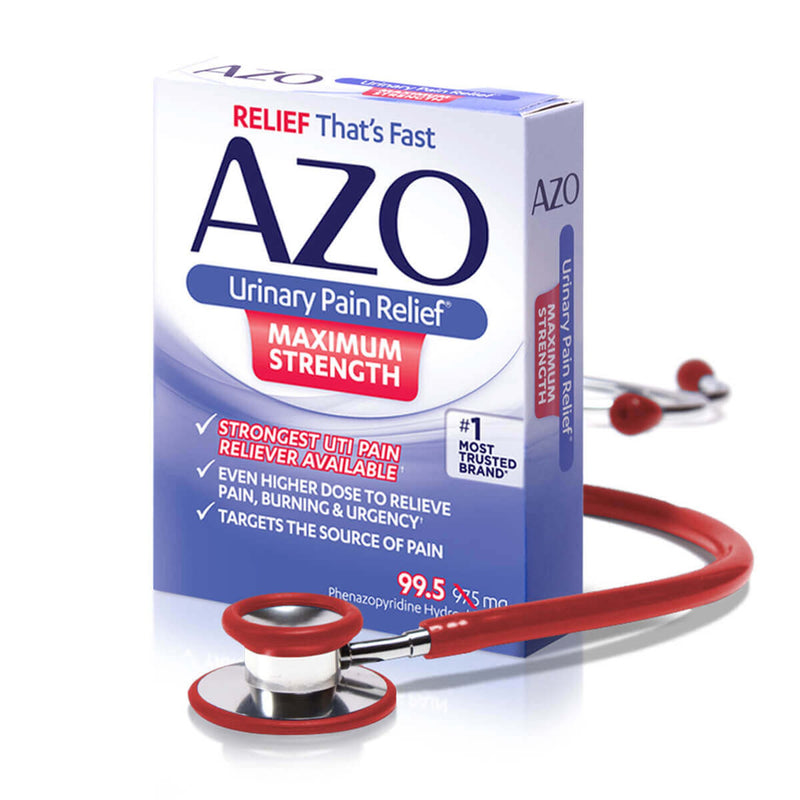 AZO® Maximum Strength Phenazopyridine Urinary Pain Relief, 1 Box (Over the Counter) - Img 4