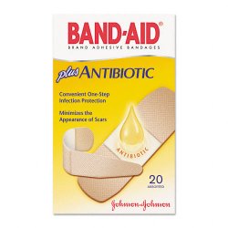 Band-Aid® with Neosporin® Tan Adhesive Strip, Assorted Sizes, 1 Box (General Wound Care) - Img 1