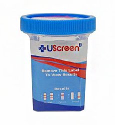 UScreen²® 10-Drug Panel with Adulterants Drugs of Abuse Test, 1 Box of 25 (Test Kits) - Img 1