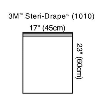 3M™ Steri-Drape™ Sterile Large Towel General Purpose Drape, 17 x 23 Inch, 1 Box of 10 (Procedure Drapes and Sheets) - Img 3