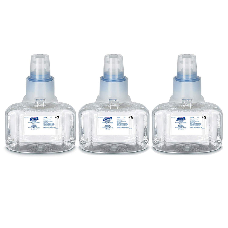 Purell Advanced Hand Sanitizer Foam, 70% Ethyl Alcohol, 700 mL Refill Bottle, 1 Case of 3 (Skin Care) - Img 3