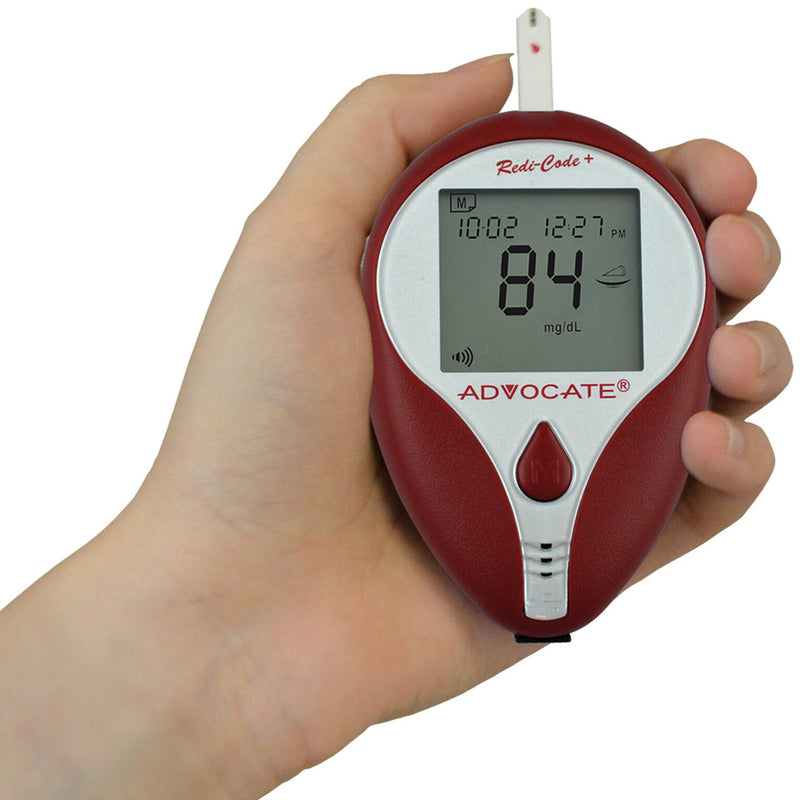 Advocate® Redi-Code® Plus Non-Speaking Gluscose Meter Kit, 1 Each (Diabetes Monitoring) - Img 2