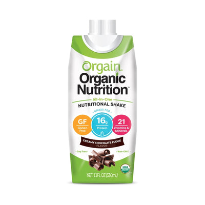 Orgain® Organic Chocolate Oral Supplement, 11 oz. Carton, 1 Pack of 4 (Nutritionals) - Img 2