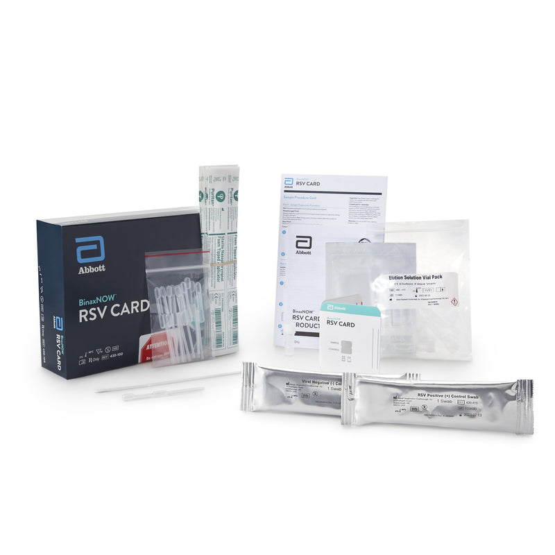 BinaxNOW® Infectious Disease Immunoassay Rapid Test Kit, Respiratory Syncytial Virus Test, 1 Box of 10 (Test Kits) - Img 1