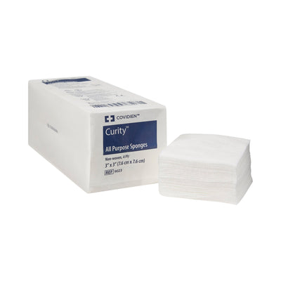 Curity™ NonSterile Nonwoven Sponge, 3 x 3 Inch, 1 Bag of 200 (General Wound Care) - Img 1