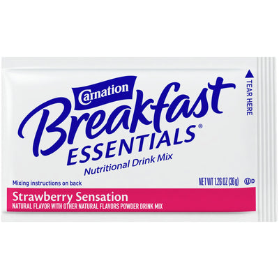 Carnation Breakfast Essentials® Strawberry Oral Supplement, 1.26 oz. Packet, 1 Case of 60 (Nutritionals) - Img 2