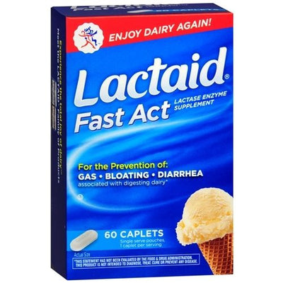 Lactaid® Fast Act Lactase Enzyme Dietary Supplement, 1 Box (Over the Counter) - Img 1