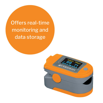 SmartHeart Fingertip Pulse Oximeter, Blood Oxygen Saturation Monitor, Premium, 1 Each (Oximetry) - Img 5