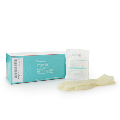 Protexis™ PI Classic Polyisoprene Surgical Glove, Size 7, Ivory, 1 Case of 200 () - Img 1