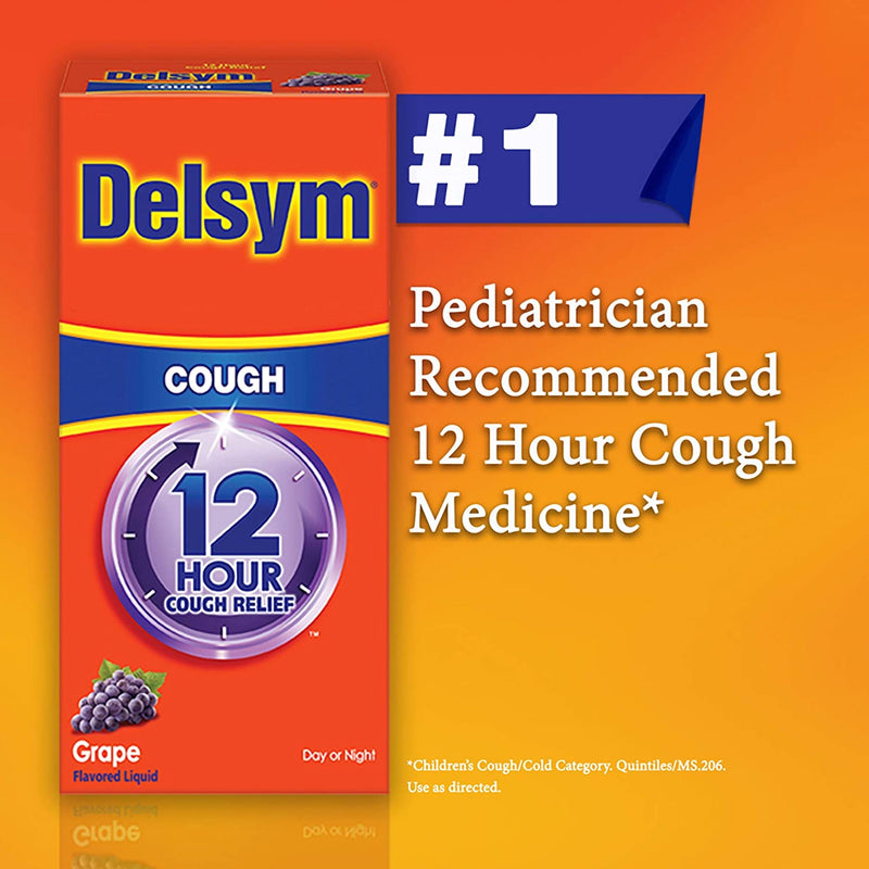 Delsym® Dextromethorphan Cold and Cough Relief, 1 Each (Over the Counter) - Img 5