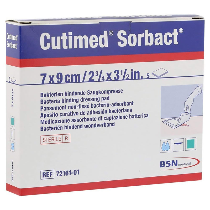 Cutimed® Sorbact® Antimicrobial Mesh Dressing, 2¾ x 3½ Inch, 1 Each () - Img 1