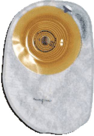 Assura® One-Piece Closed End Transparent Colostomy Pouch, 8½ Inch Length, 3/4 to 1¼ Inch Stoma, 1 Box of 10 (Ostomy Pouches) - Img 1