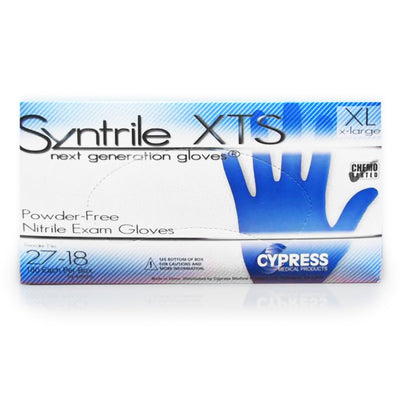 Syntrile® XTS Nitrile Standard Cuff Length Exam Glove, Extra Large, Blue, 1 Case of 2000 () - Img 1