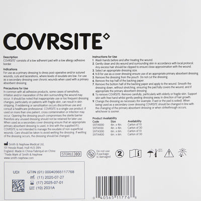 Covrsite Composite Dressing, 6 x 6 Inch, 1 Each () - Img 5