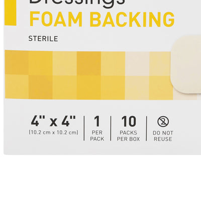 McKesson Hydrocolloid Dressing with Foam Backing, 4 x 4 Inch, 1 Box of 10 (Advanced Wound Care) - Img 3