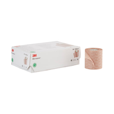 3M™ Micropore™ Paper Medical Tape, 2 Inch x 10 Yard, Tan, 1 Each (General Wound Care) - Img 1