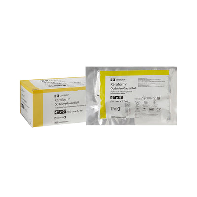 Xeroform™ Occlusive Xeroform Petrolatum Impregnated Dressing, 4 Inch x 3 Yard, 1 Case of 36 (Advanced Wound Care) - Img 1